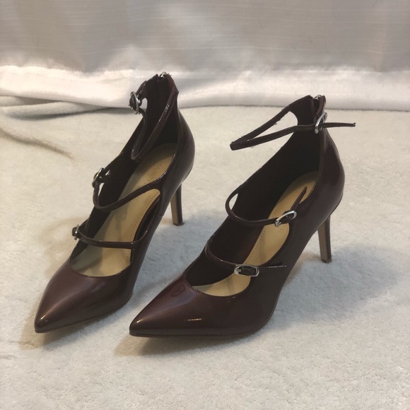 Deep Red/Maroon Heels - Picture 7 of 8